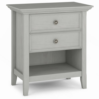 Amherst - Bedside Table - Fog Grey
