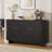 63" Sideboard With Curved Edge, Buffet Cabinet With 2 Curved Doors & 4 Cabinets, Buffet Cabinet With Adjustable Shelves For Dining Room, Living Room-119179055