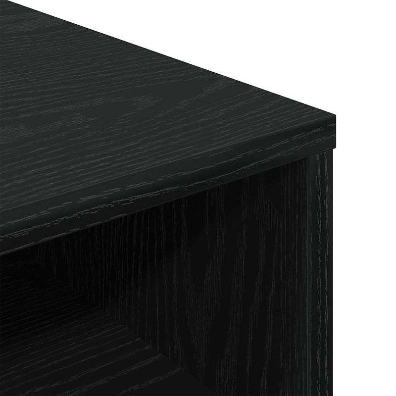 Adamsdale 34cm W Bookcase, (4 Shelves) 80 cm H x 34 cm W x 31 cm D, Black