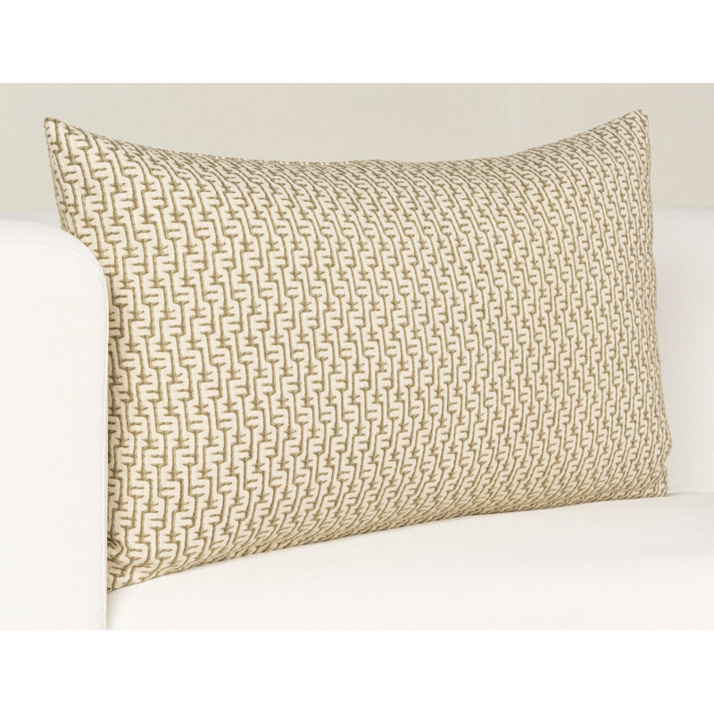 Coussin décoratif Brich Lane Cascade, Plumes, Vert, Rectangle H 14 po x l 26 po