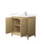 Janna 36" Freestanding Single Bathroom Vanity with Cultured Marble Top-1780253016-1780253019