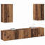 TV Cabinet Set 4 Pcs 80 X 30 X 30 Cm Engineered Wood-745653636