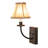 Rustic Lodge Candle Wall Light