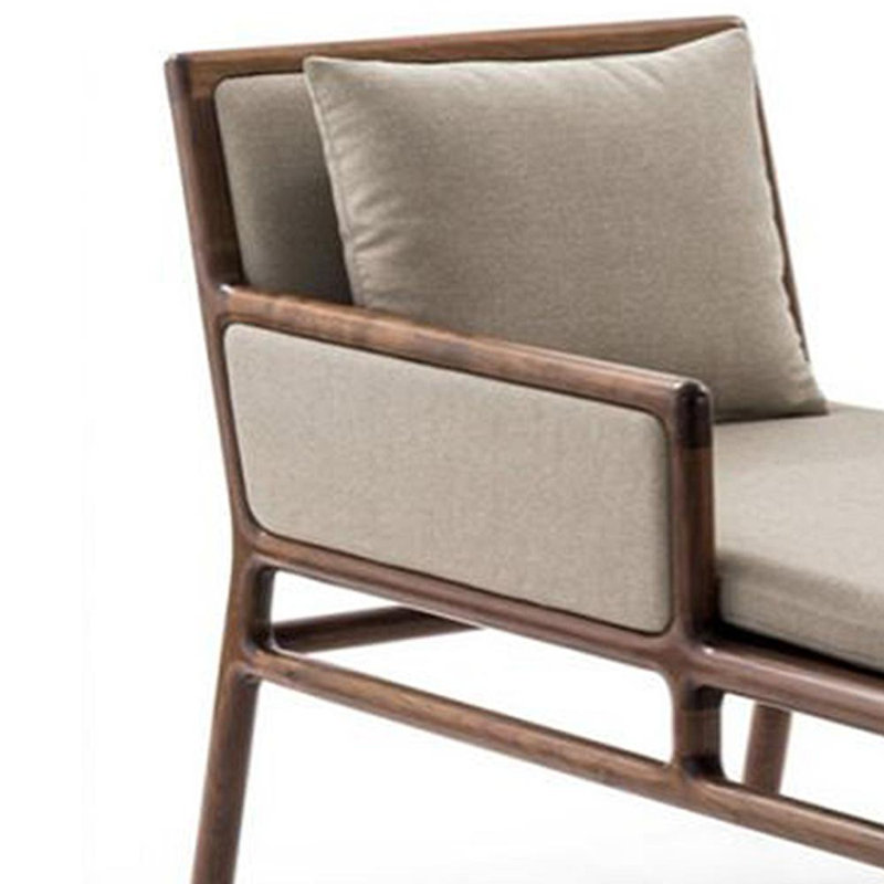 Chaise confortable en bois de frêne de haute qualité, Orienté à droite