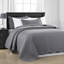 Ensembles de courtepointe en microfibre gaufrée pour grand lit | Couvre-lit de qualité hôtelière-123141037-121432087