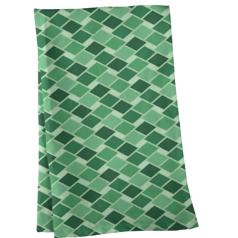 Mcguigan Tea Towel Kitchen Towel, Poly Twill, Green