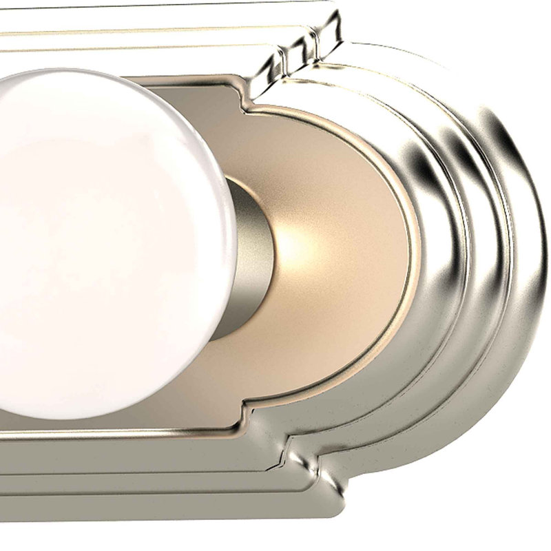  Brandon 5-Light Indoor Brushed Nickel Wall Mount Vanity Light Bath Bar, Brushed Nickel
