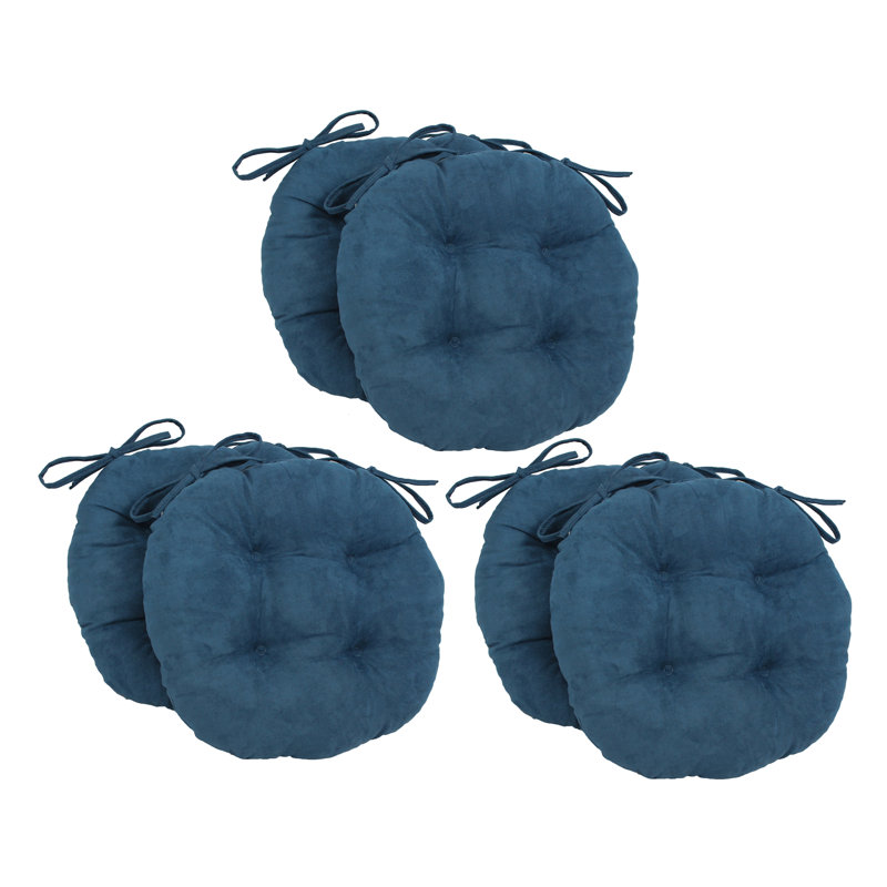 Outdoor 3.5'' Dining Chair Seat Cushion, Indigo