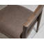 Chaise avec accoudoirs en bois Natural Teca