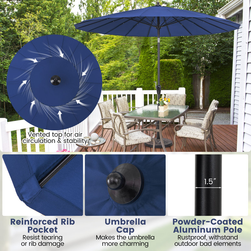 Parasol Sharane, Bleu marine
