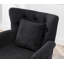 Fauteuil à oreilles en polyester capitonné de 29 po de large Jacquelyn-1067807782