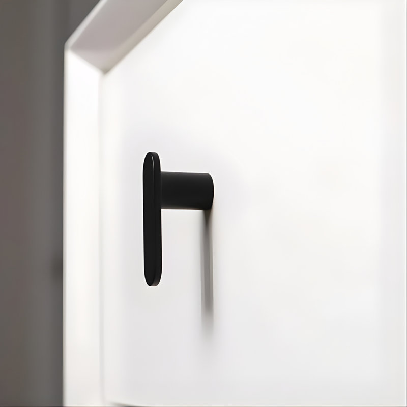 2" Bar Knob, Charcoal (Black), 1"