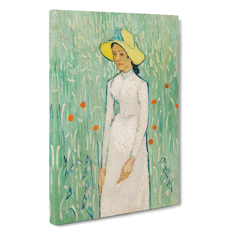 Girl In White by Vincent Van Gogh - Wrapped Canvas, 60cm H x 40cm W x 3cm D