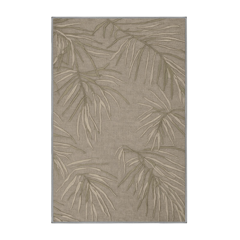  Tapis hawaïen lavable Minimalist Palms, Rectangulaire 2 pi x 3 pi
