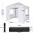 10x30 Pop Up Canopy Tent, 10x30 Outdoor Party Tent with 8 Removable Sidewalls-112234971