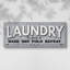 Laundry Sign Wash- Gallery Wrapped Canvas -Ready to Hang-107467308