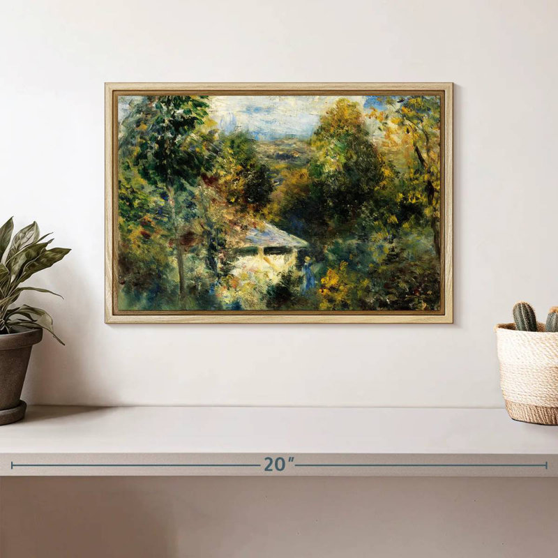 Louveciennes, Cadre flottant en bois naturel, 37 po x 25 po