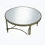 Isera Miroir & amp; Table basse en laiton antique