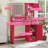 Vanity Desk With Mirror And Led Light Strip; Dressing Table With Large Drawer-1232016702