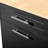Fluted Kitchen Island with Trash Can Storage Cabinet, Power Outlet, Internal Storage Rack, Rolling Kitchen Islands on 5 Wheels with 3 Drawer, 3 Open Side Racks for 10 Gallon Garbage Bin-1362318341