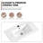 30 Inch Bathroom Ceramic Sink Basin, White