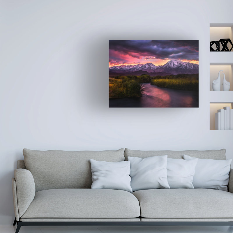Art sur toile Doug Solis Owens River Alpenglow, H 14 po x l 19 po