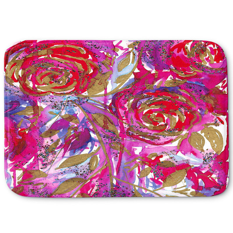 Non-Slip Bath Mat, 34" W x 21" L x 1" H