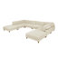 Canapé modulaire à large assise en velours côtelé-133652763-133652767