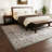 Boho Vintage Medallion Area Rug - Distressed Persian Style Soft Crystal Velvet Carpet For Living Room Bedroom-1885336254-1885336253