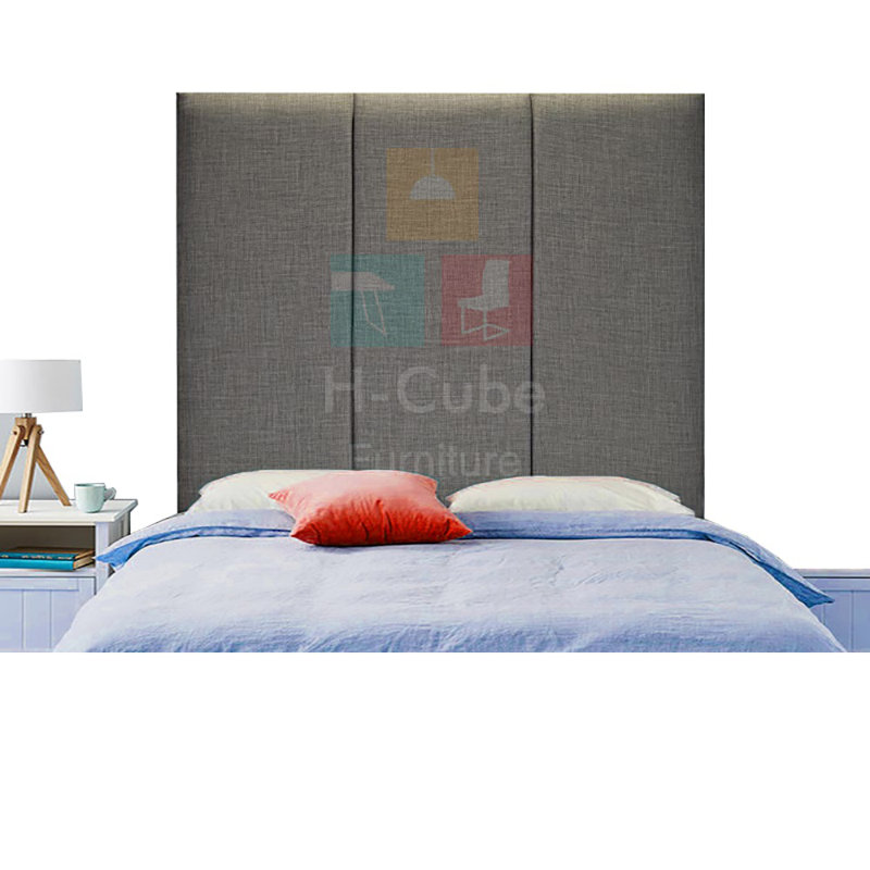 Alton Upholstered Headboard, Grey, Single (3')