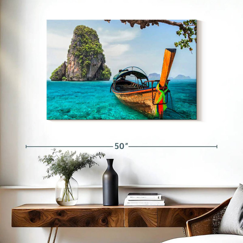 Bateau Mehar Railay Beach, H 26 po x l 39 po
