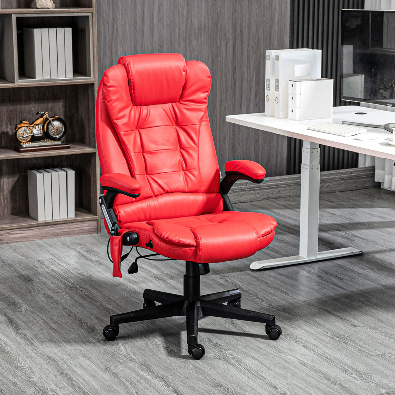 Chaise de bureau en cuir Pu