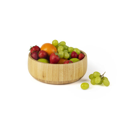 Excelsa Bamboo Stainless Steel Fruit Bowl