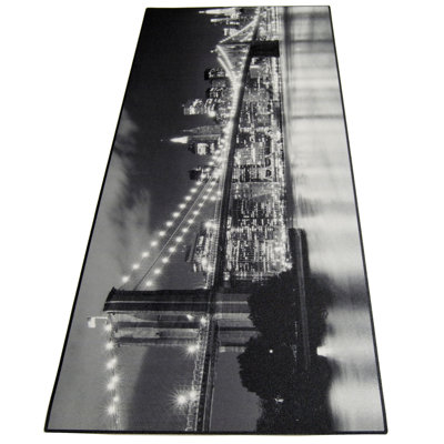 Mosteller Black Rug