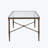 Rectangle Coffee Table With Metal Frame And Tempered Glass Top, A Stylish And Functional Addition To Your Living Space.