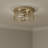 Lunden  13" Wide 3-Light Flush Mount-819189600