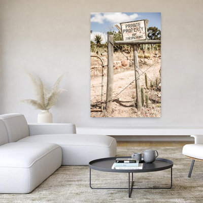 Art contemporain, paysage de cactus rétro, art contemporain