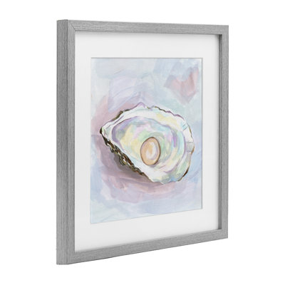 «Silent Opal Oyster», reproduction sous verre encadrée, design par Melissa Wang