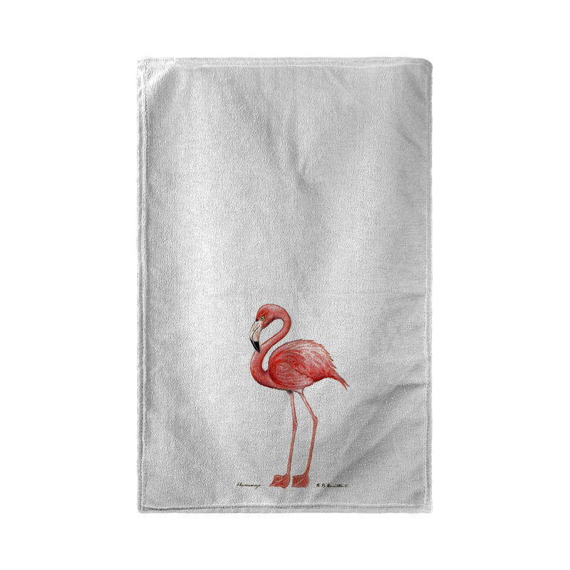 Serviette de plage flamant rose Bilger
