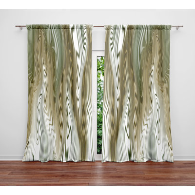 Semi Sheer Curtain Panel Pair