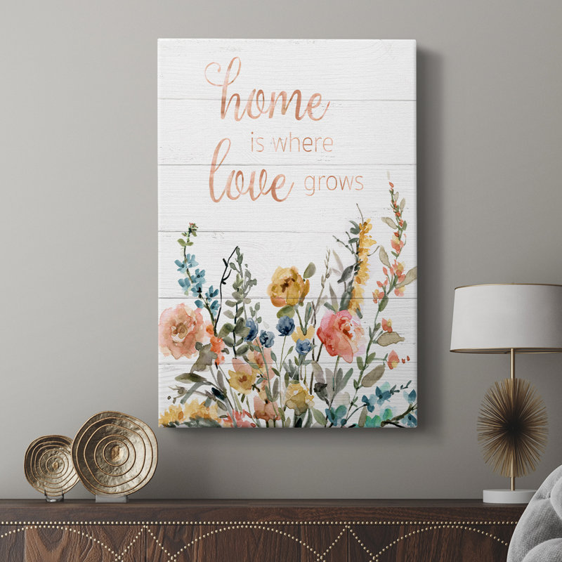 Home is Where Love Grows - galerie Cavas sur mesure