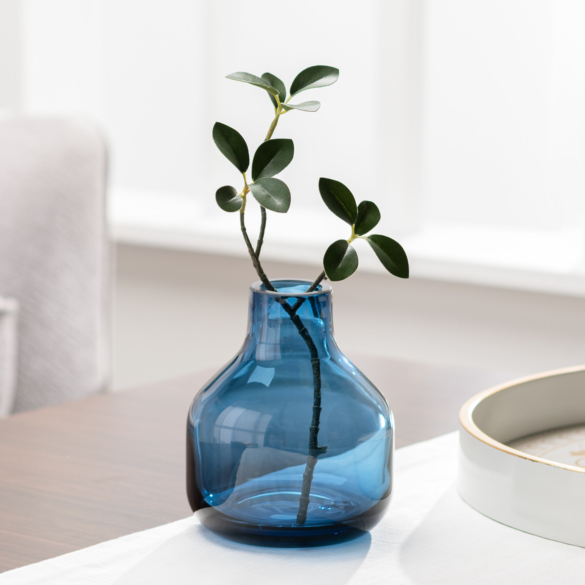 Ivy Bronx Aquista Handmade Glass Table Vase & Reviews | Wayfair