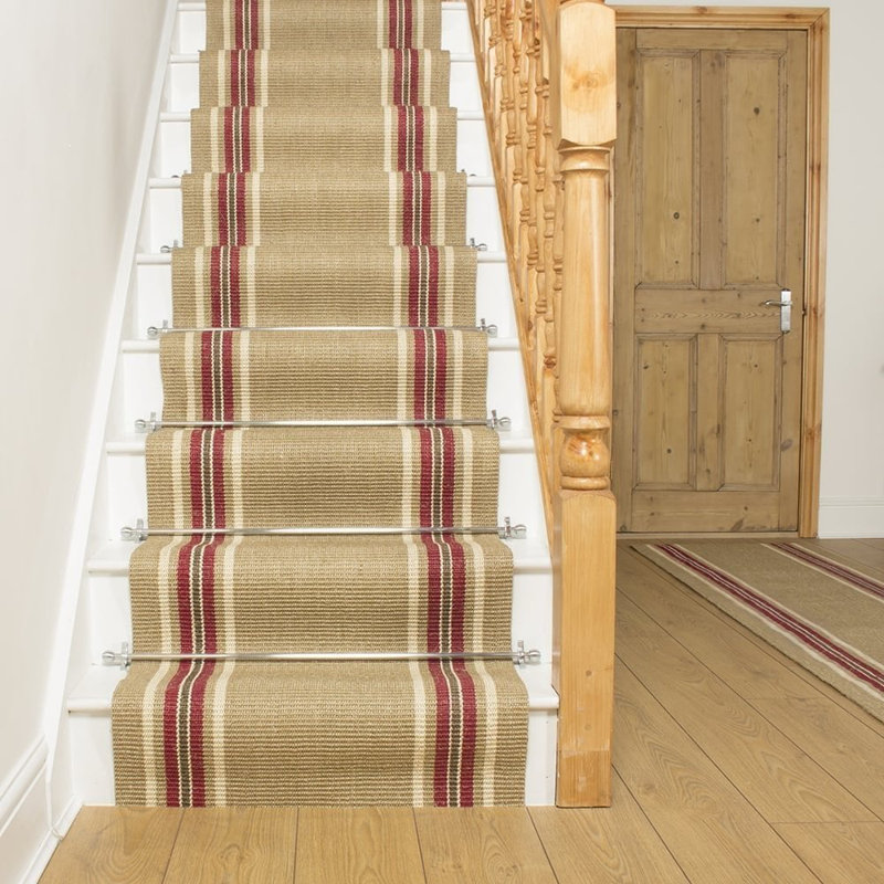Runner Alpert Striped Hand Woven Indoor Area Rug, Runner 69cm x 750cm