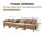 Canapé 4 places Boucle-777964057-777964070-777964068