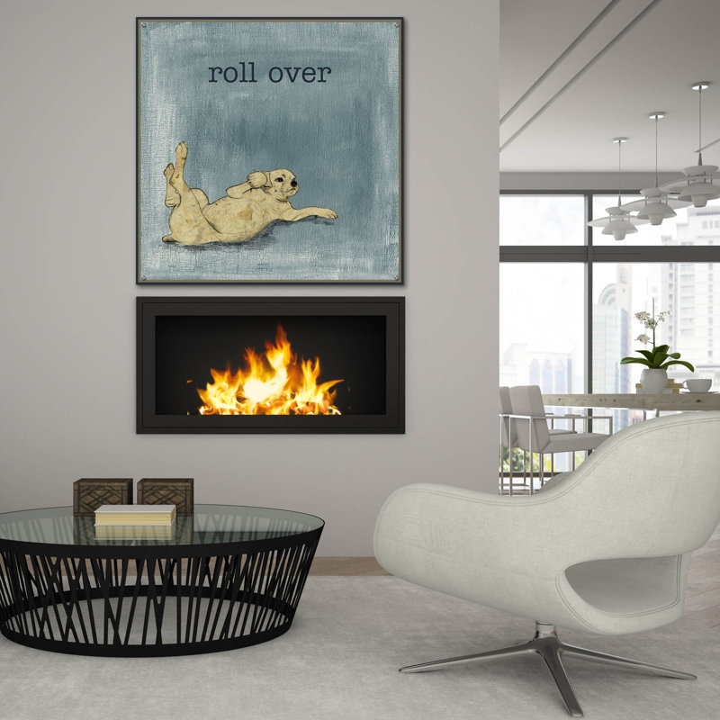  «Roll Over» par Alicia Ludwig, art mural en verre acrylique, H 36 po x l 36 po