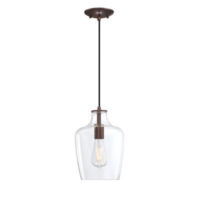 Luminaire suspendu simple à 1 lumière Amiliana