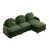 Ours en peluche vert