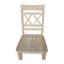 Chaise d'appoint en bois massif Kindelan-19110955