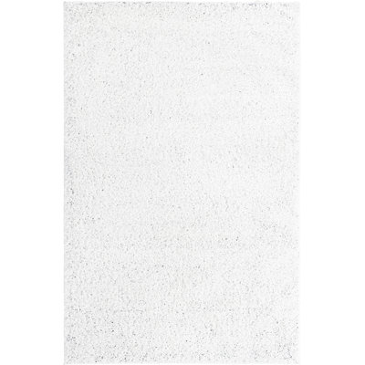 Exmouth Solid Runner Shag Rug for Living Room Bedroom Dining Room Nursery Entryway Hallway, Off White