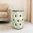 Hollow ceramic stool